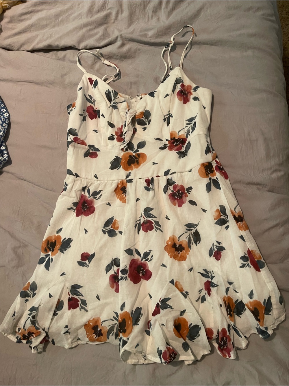 Altar’d State white floral romper